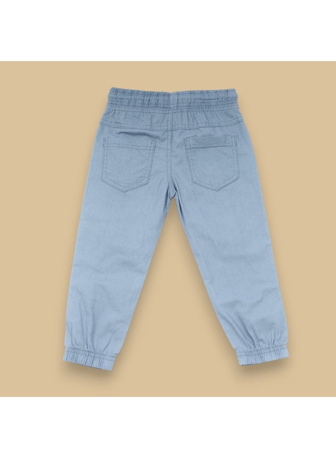 MARWAN Canvas Kids Long Joggers Pant With Self Rib Waist - Image 2